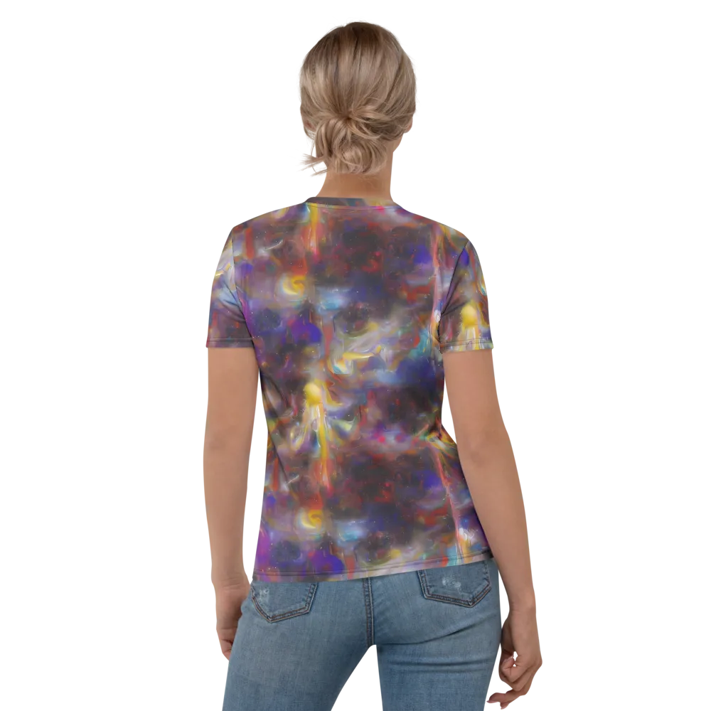 Quantum Wisp on Women's Crew Neck T-Shirt — Back
