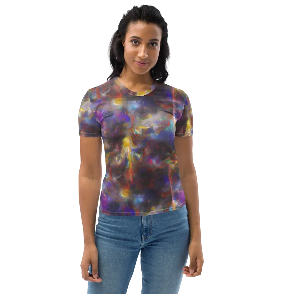Quantum Wisp on Women's Crew Neck T-Shirt — Front