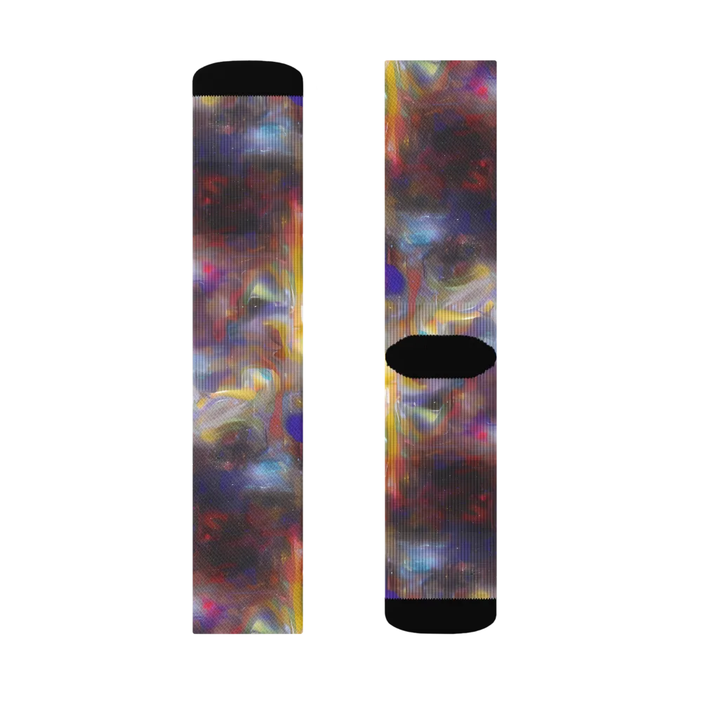 Quantum Wisp on Socks — Right Sock