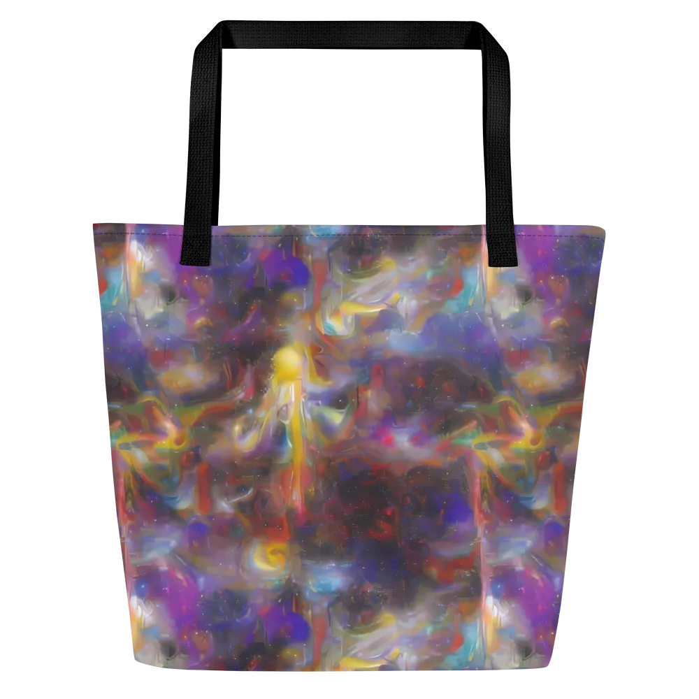 Quantum Wisp on Large Tote Bag W/ Pocket — Front