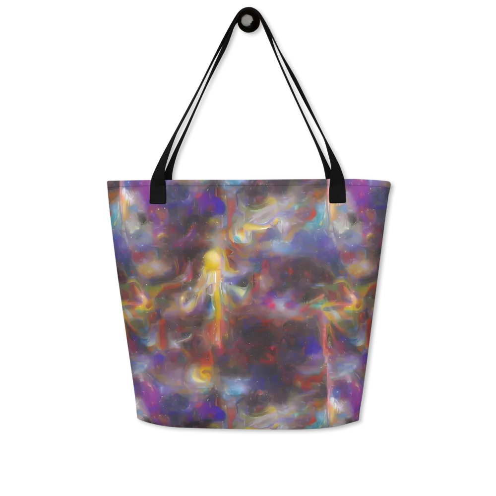 Quantum Wisp on Large Tote Bag W/ Pocket — Front