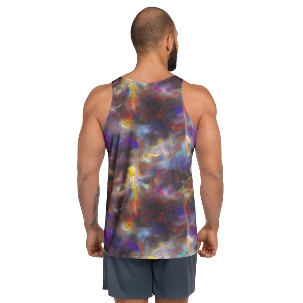 Quantum Wisp on Men's Tank Top — Back