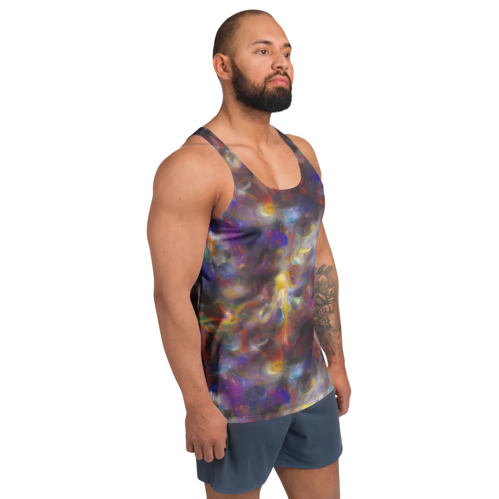Quantum Wisp on Men's Tank Top — Right Front