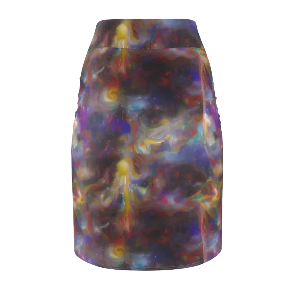 Quantum Wisp on Pencil Skirt — Back