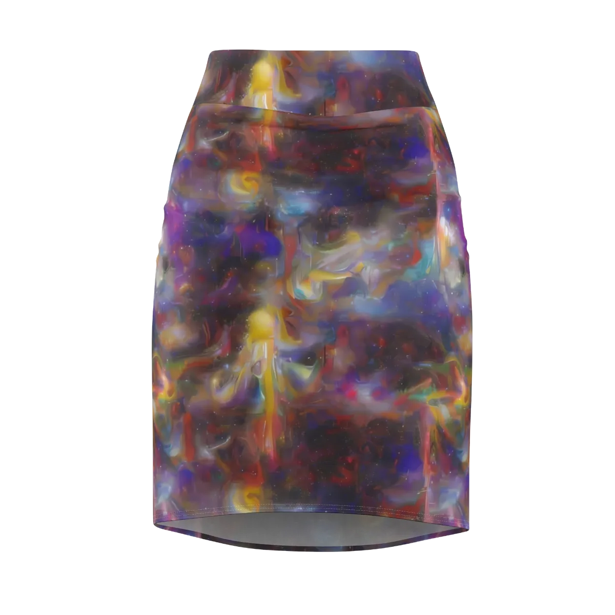 Quantum Wisp on Pencil Skirt — Front