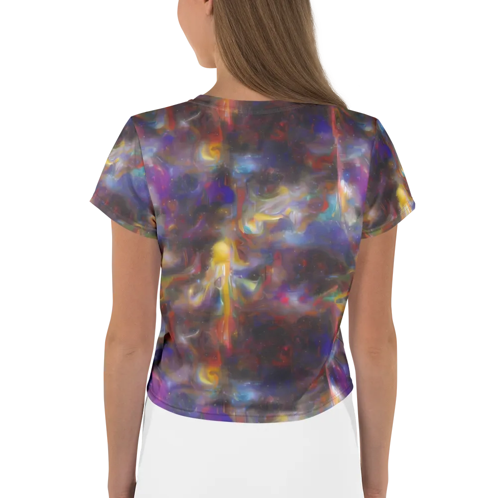 Quantum Wisp on Crop Tee — Back