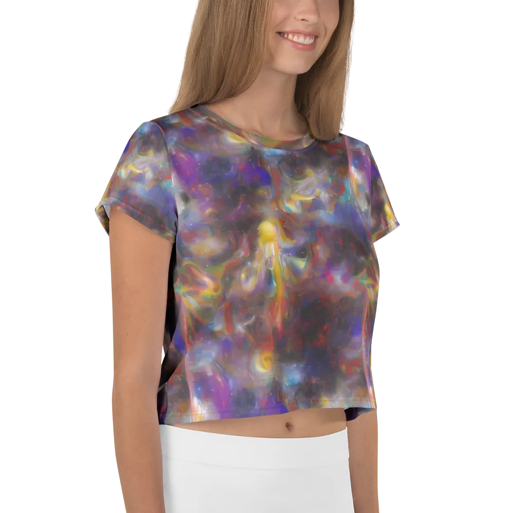 Quantum Wisp on Crop Tee — Right