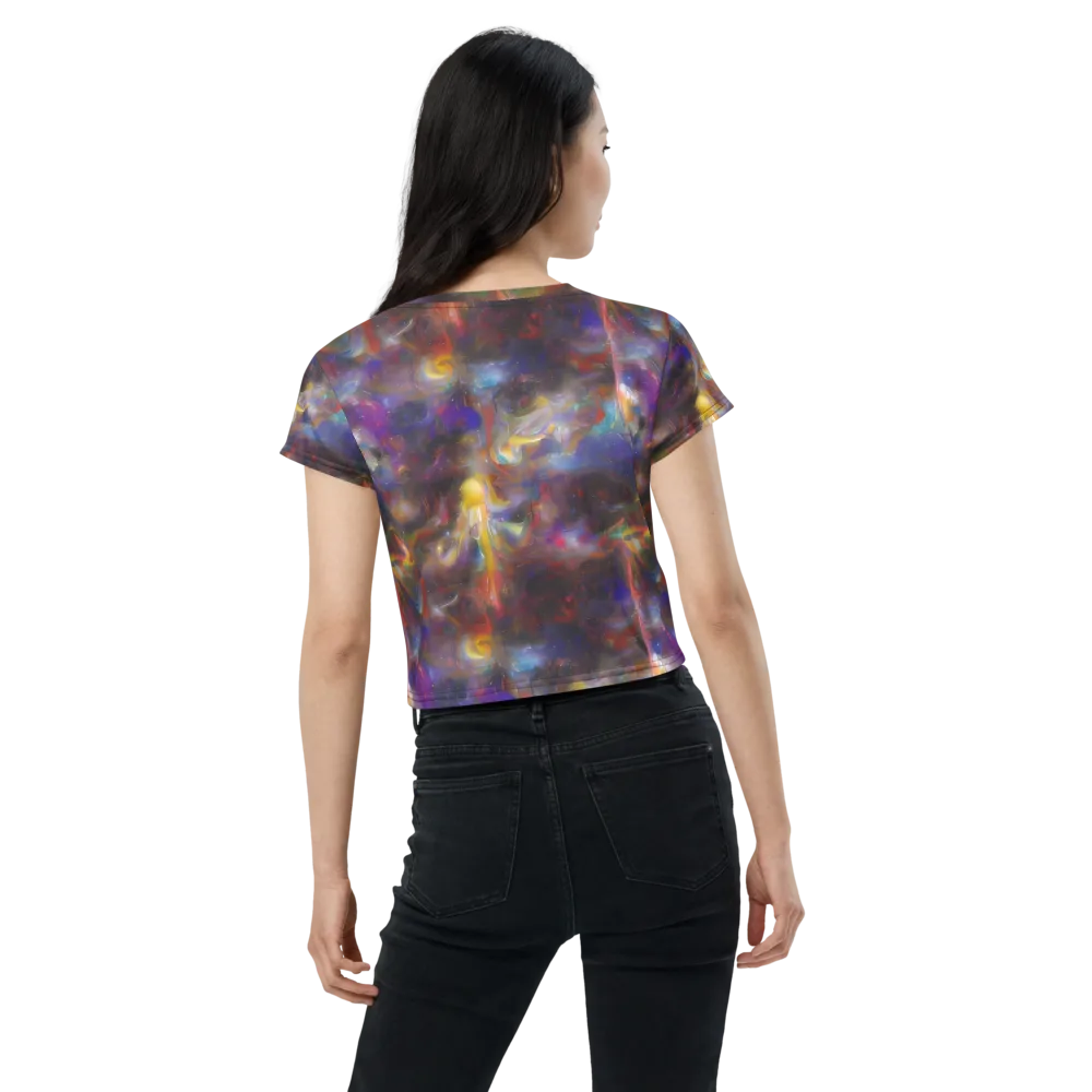 Quantum Wisp on Crop Tee — Back
