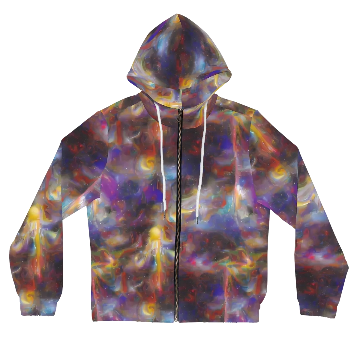 Quantum Wisp on Women's Full-Zip Hoodie — Front