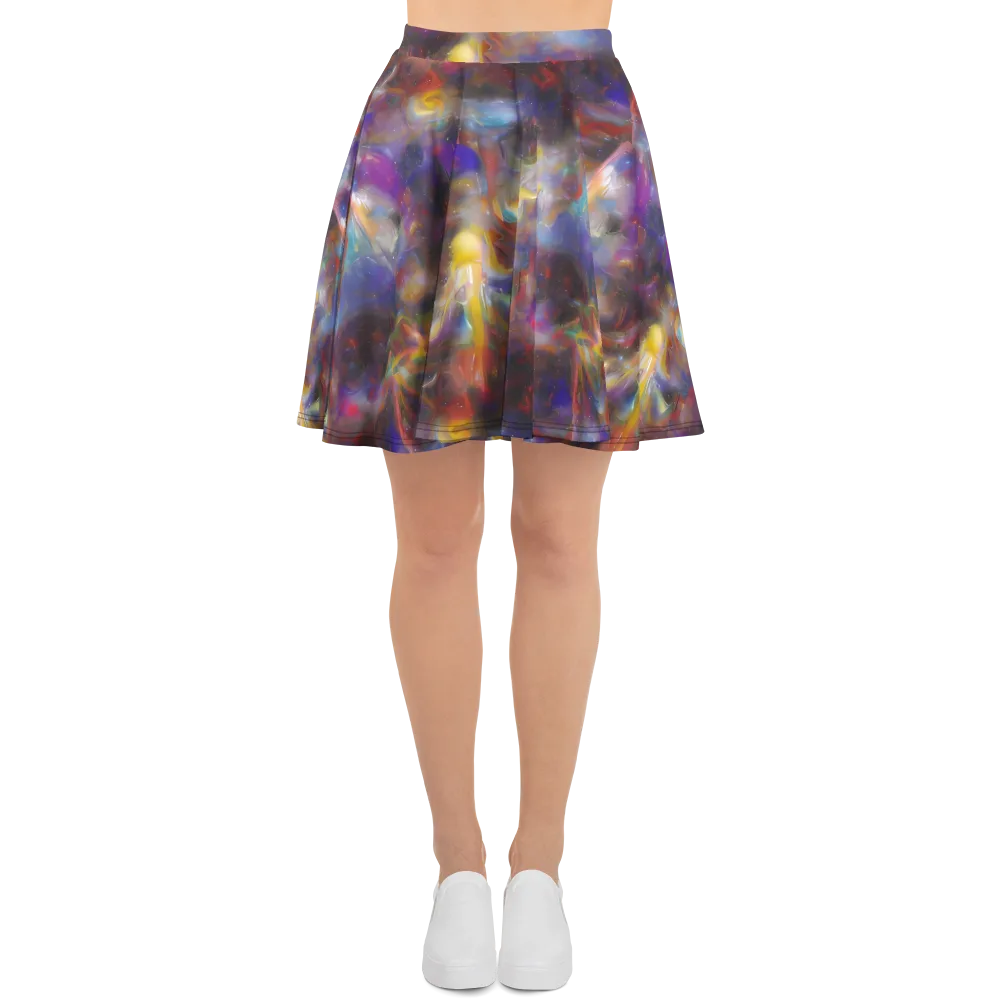 Quantum Wisp on Skater Skirt — Front