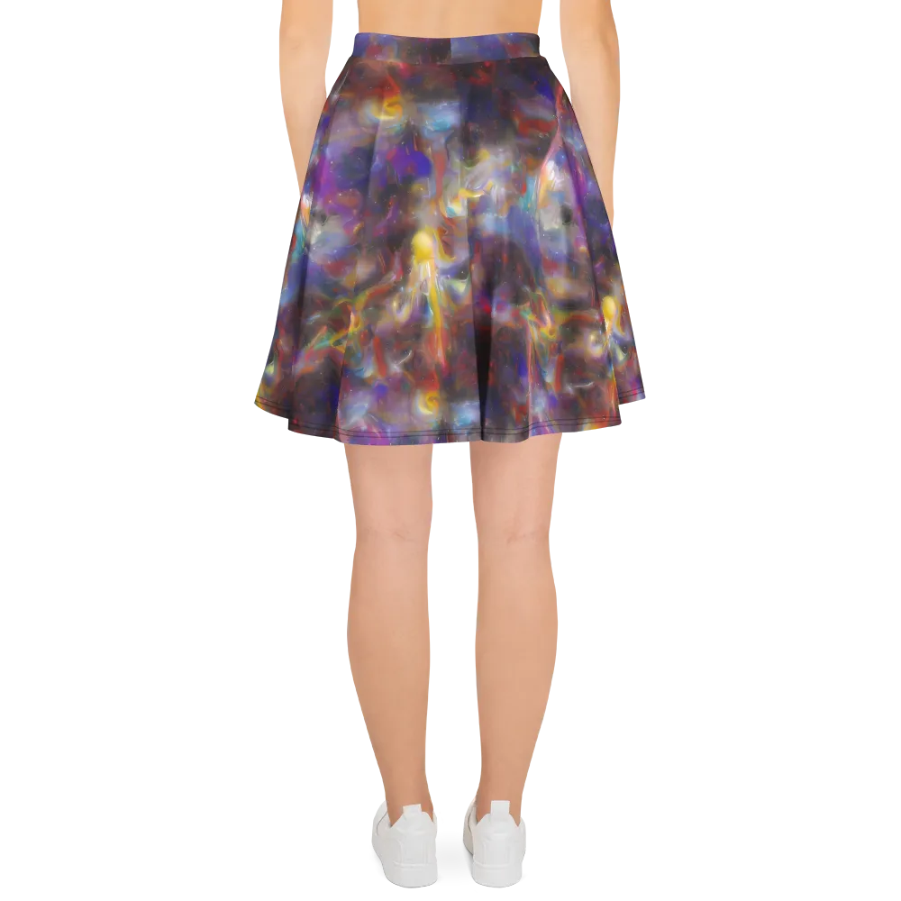 Quantum Wisp on Skater Skirt — Back