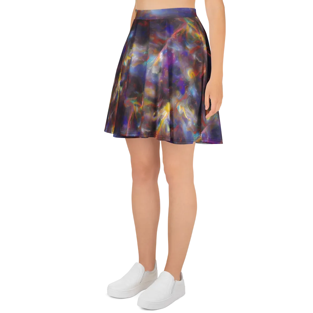 Quantum Wisp on Skater Skirt — Left