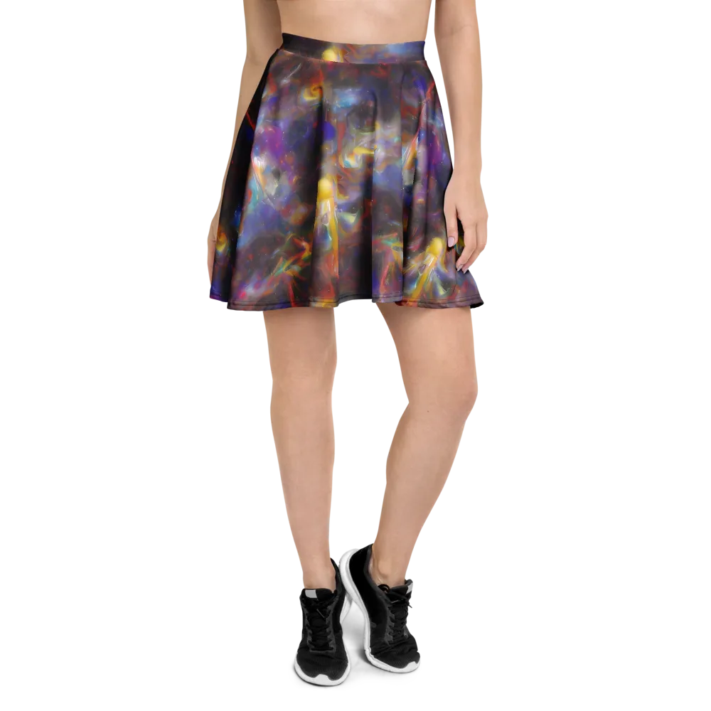Quantum Wisp on Skater Skirt — Front