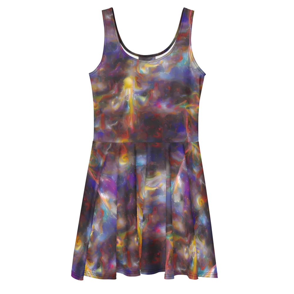 Quantum Wisp on Skater Dress — Front