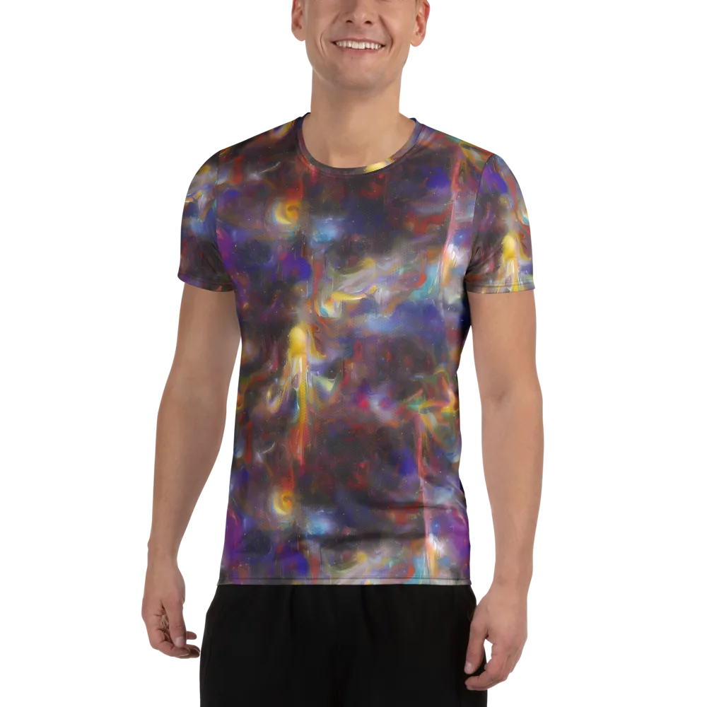 Quantum Wisp on Men's Athletic T-Shirt — Front