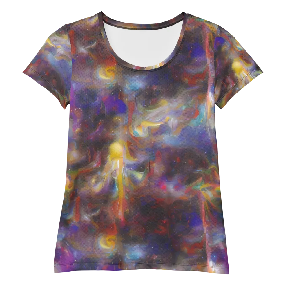 Quantum Wisp on Women's Athletic T-Shirt — Front