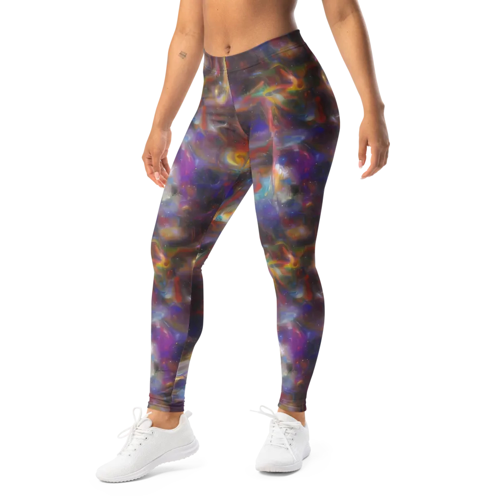Quantum Wisp on Leggings — Left Front