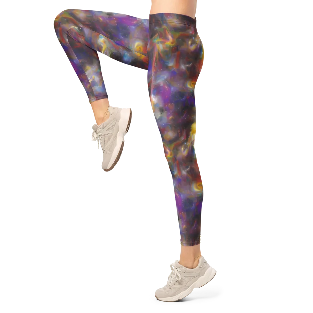 Quantum Wisp on Leggings — Left