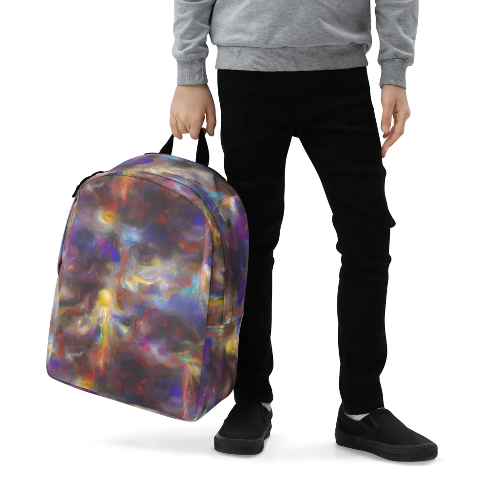 Quantum Wisp on Minimalist Backpack — Zoomed-in