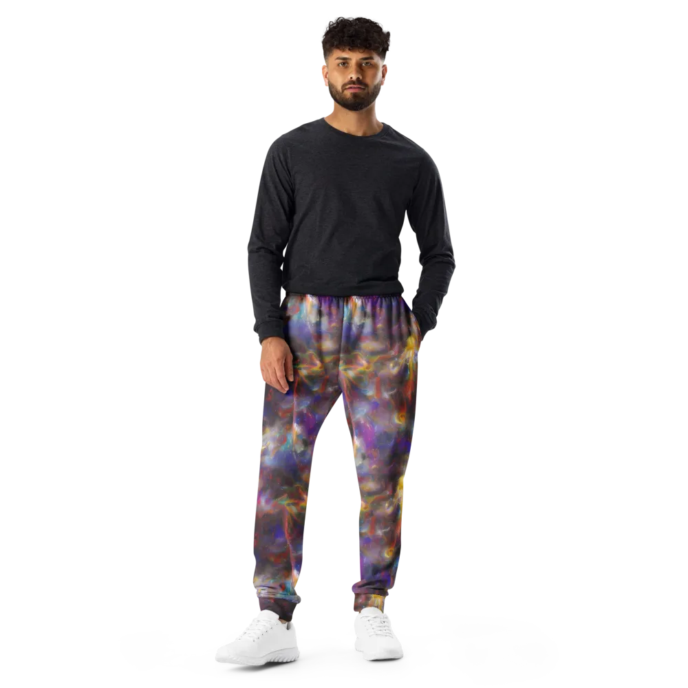 Quantum Wisp on Men's Joggers — Front