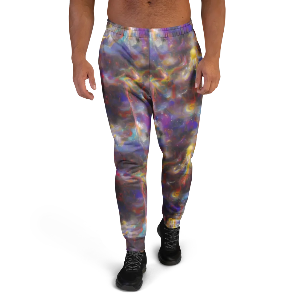 Quantum Wisp on Men's Joggers — Front