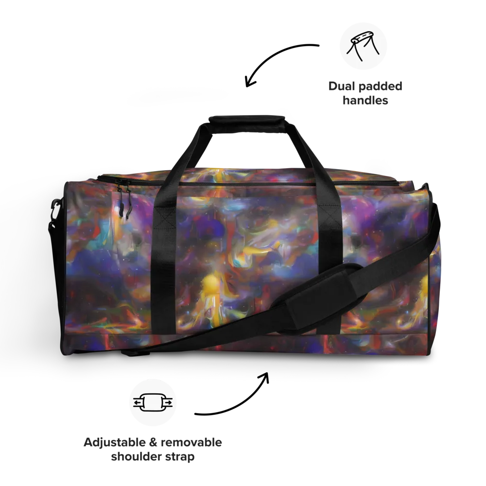 Quantum Wisp on Duffle Bag — Front