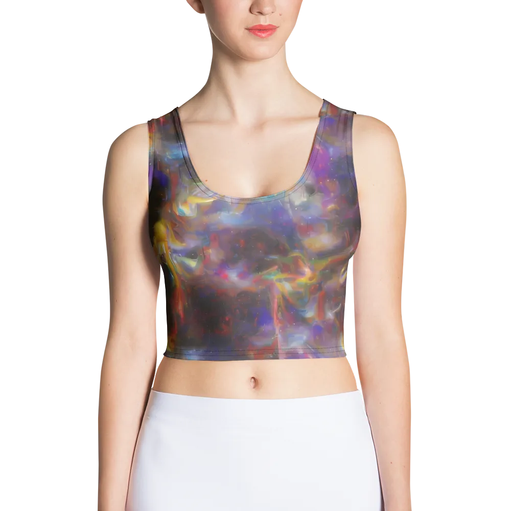Quantum Wisp on Crop Top — Front
