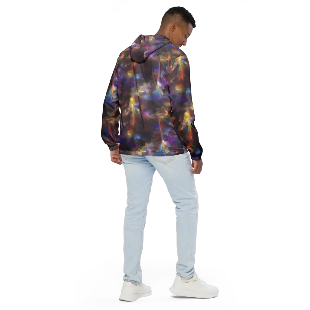 Quantum Wisp on Men's Windbreaker — Back