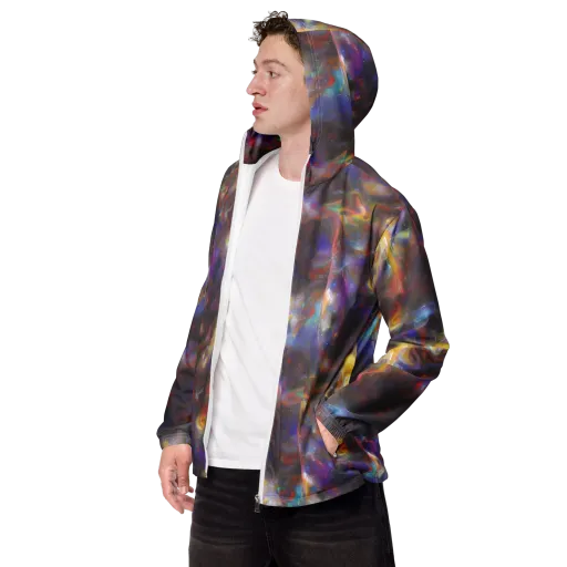 Quantum Wisp on a Men's Windbreaker