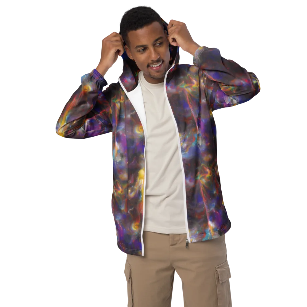 Quantum Wisp on Men's Windbreaker — Front