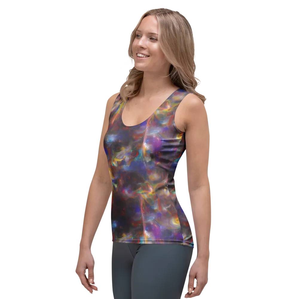 Quantum Wisp on Women's Tank Top — Left Front