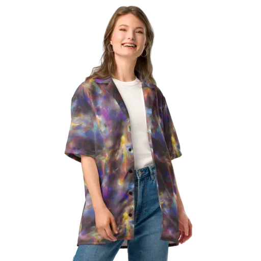 Quantum Wisp on a Button Shirt