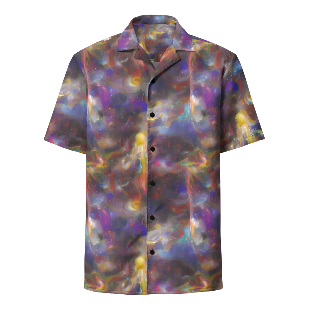 Quantum Wisp on Button Shirt — Front