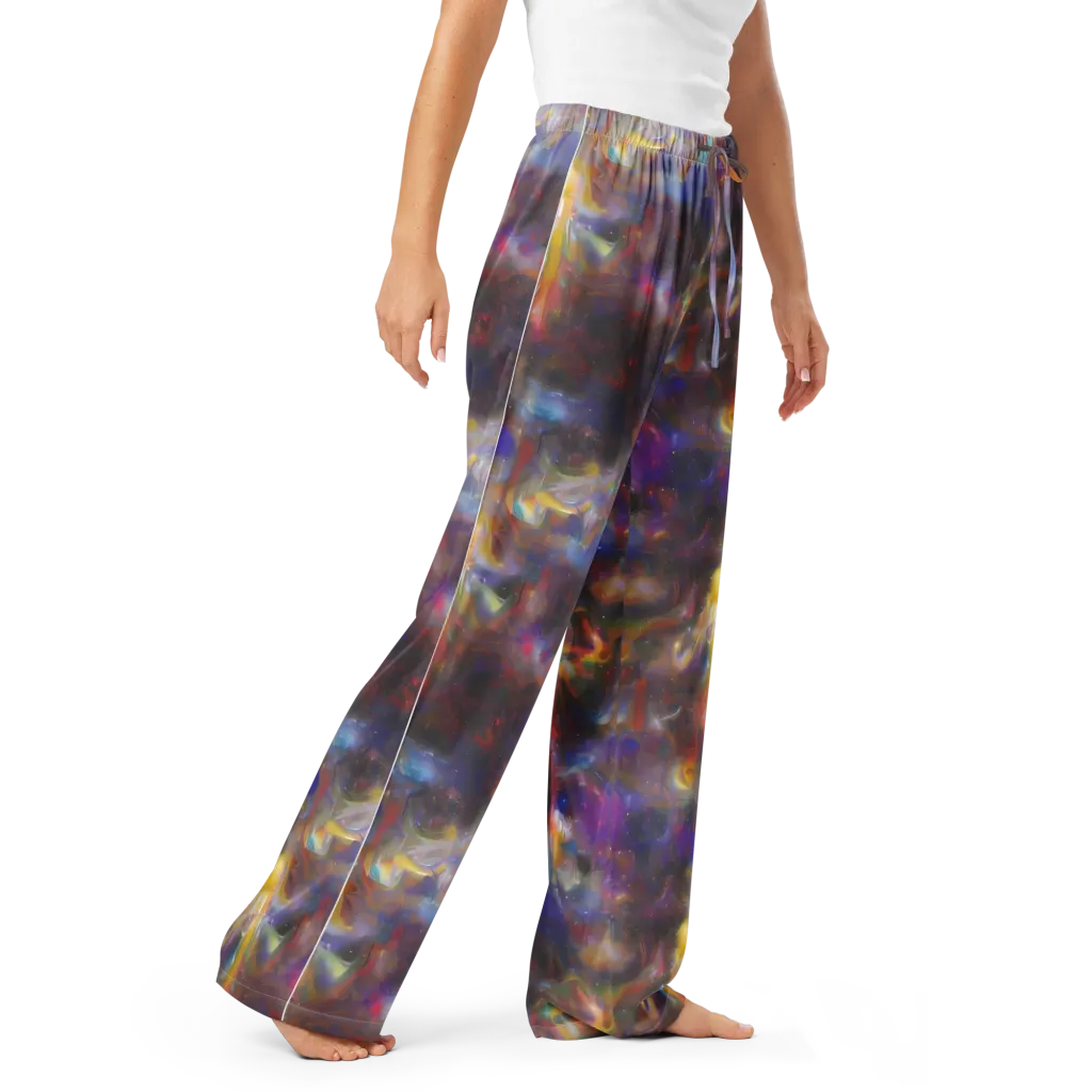 Quantum Wisp on Women's Pajama Pants — Right Front