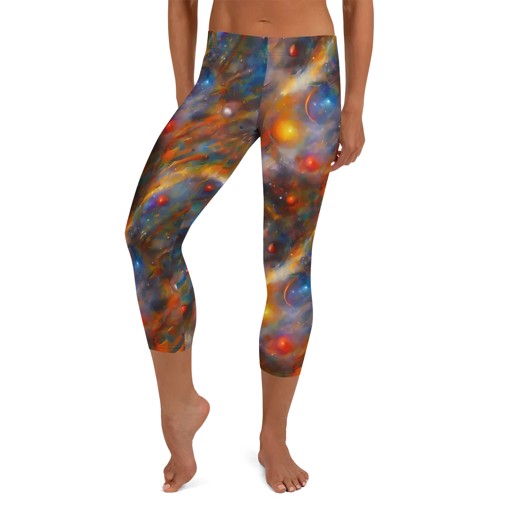 Kohn De Seve Canvas on Capri Leggings — Front