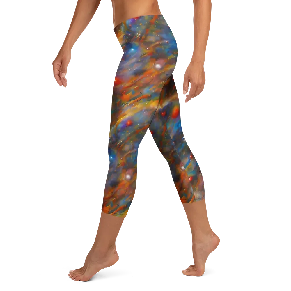 Kohn De Seve Canvas on Capri Leggings — Left