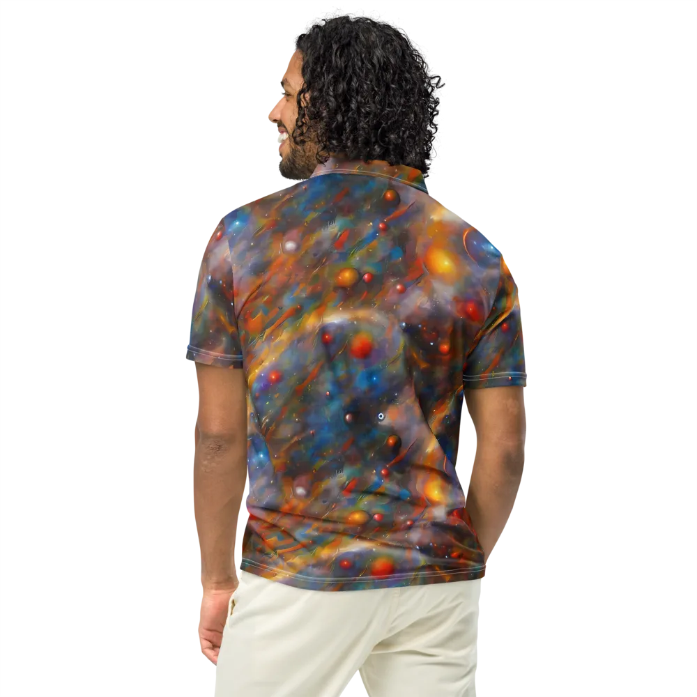 Kohn De Seve Canvas on Men's Slim Fit Polo Shirt — Back
