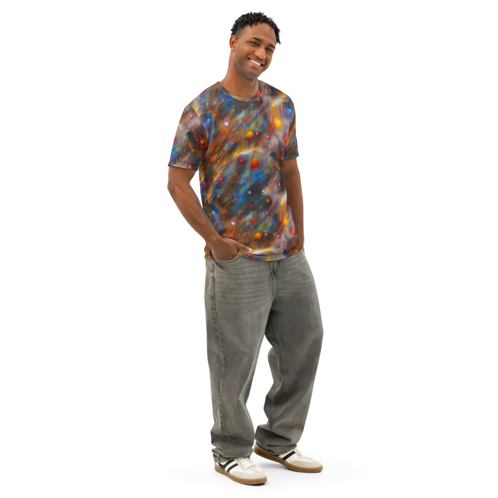 Kohn De Seve Canvas on Men's Cotton Crew Neck T-Shirt — Right Front