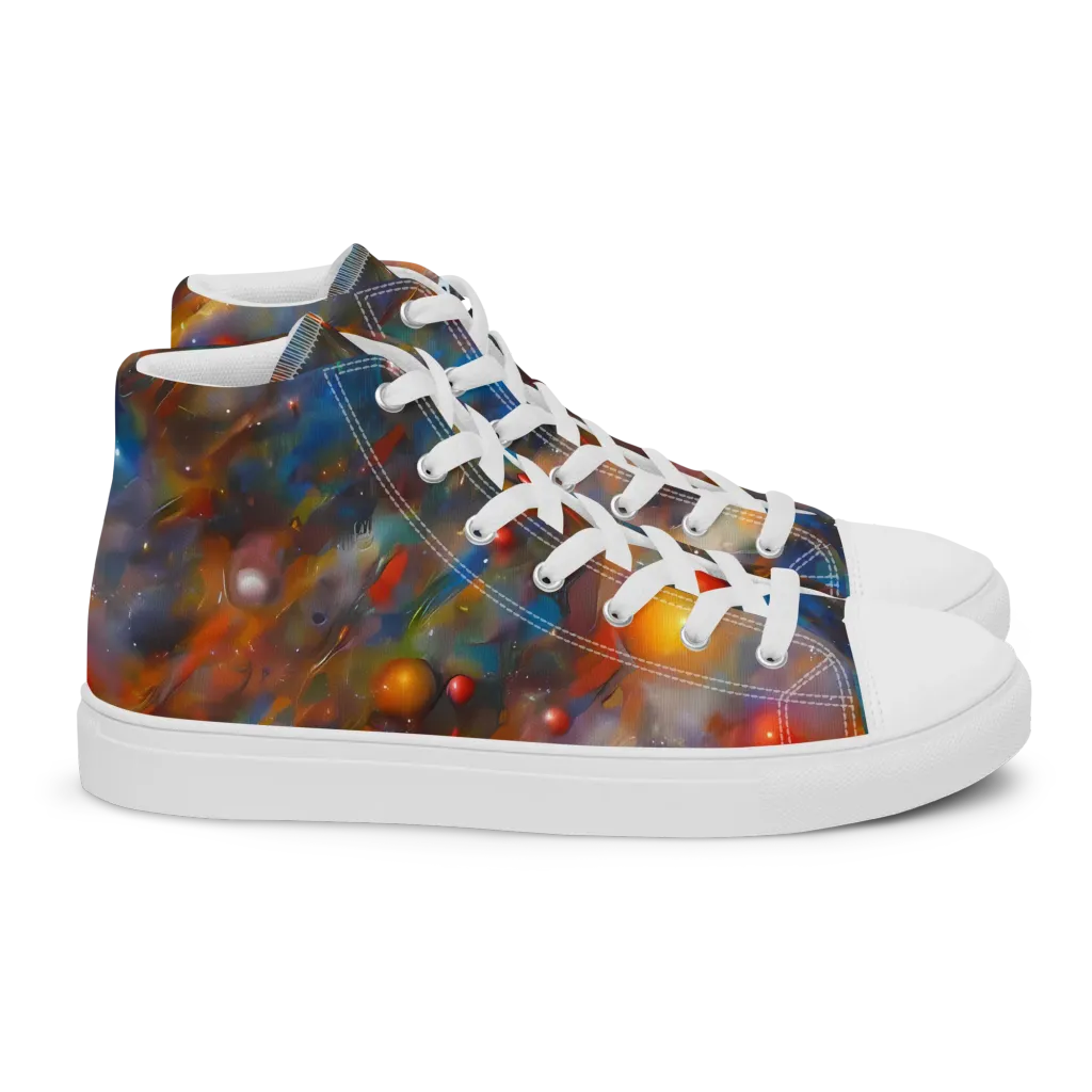 Kohn De Seve Canvas on Women's High Top Canvas Shoes — Right