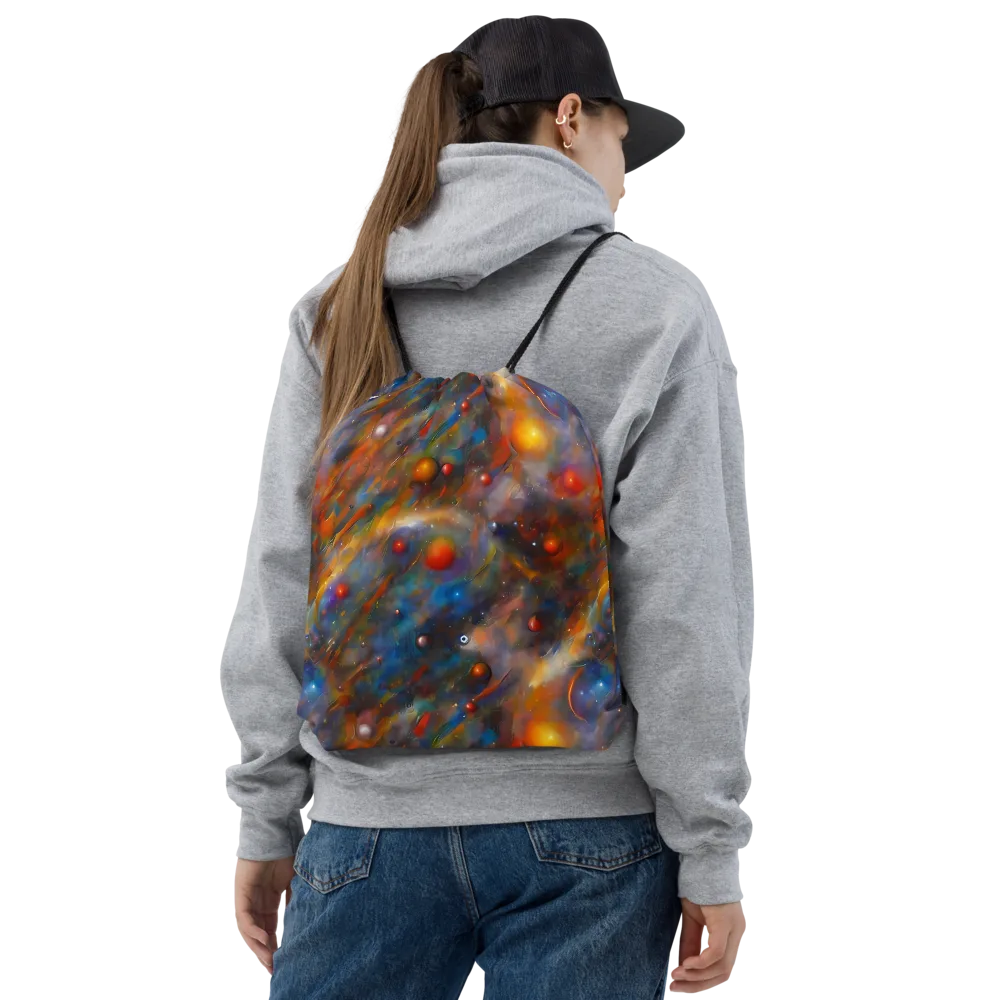 Kohn De Seve Canvas on Drawstring Bag — Front