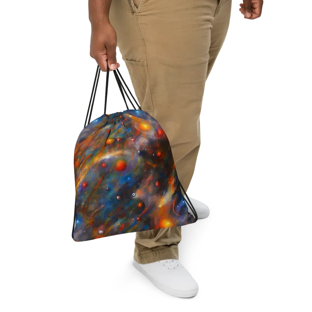 Kohn De Seve Canvas on Drawstring Bag — Front