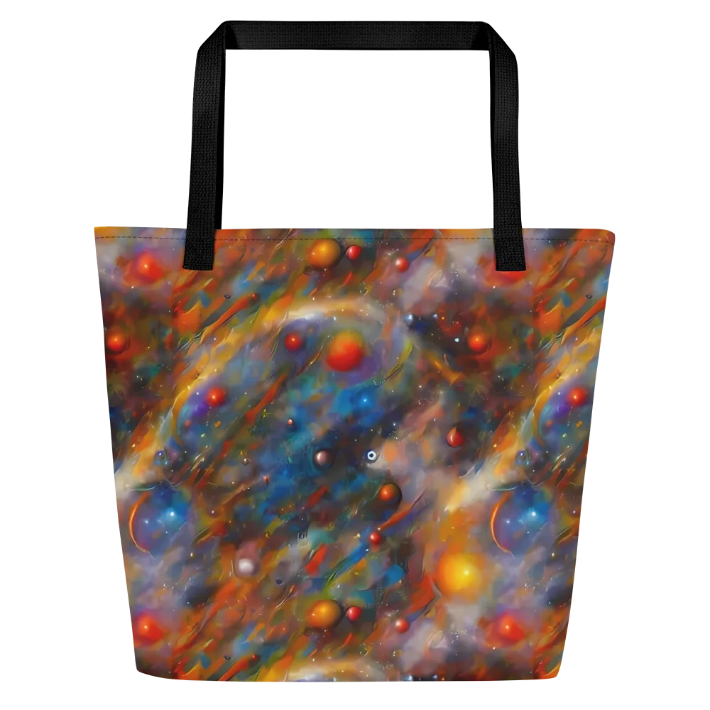 Kohn De Seve Canvas on Large Tote Bag W/ Pocket — Front