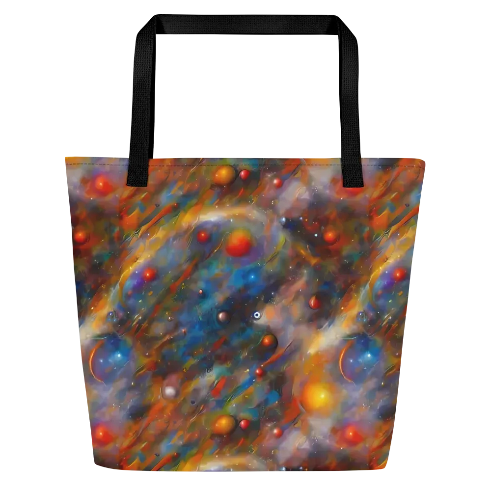 Kohn De Seve Canvas on Large Tote Bag W/ Pocket — Front