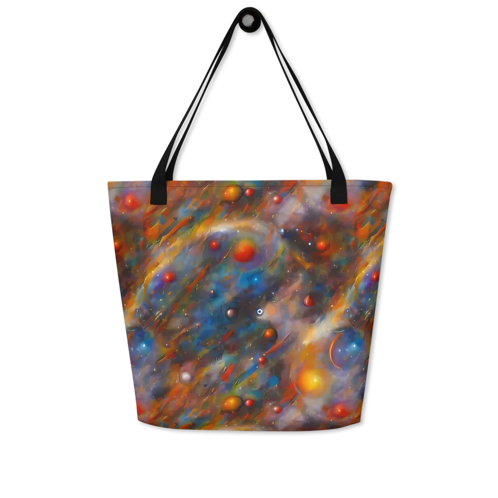 Kohn De Seve Canvas on Large Tote Bag W/ Pocket — Front
