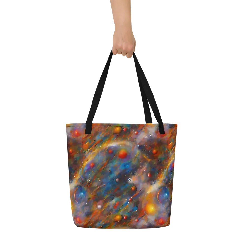 Kohn De Seve Canvas on Large Tote Bag W/ Pocket — Front