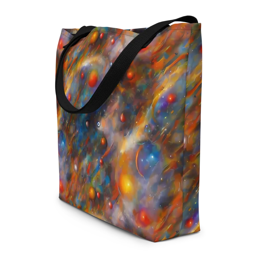 Kohn De Seve Canvas on Large Tote Bag W/ Pocket — Front