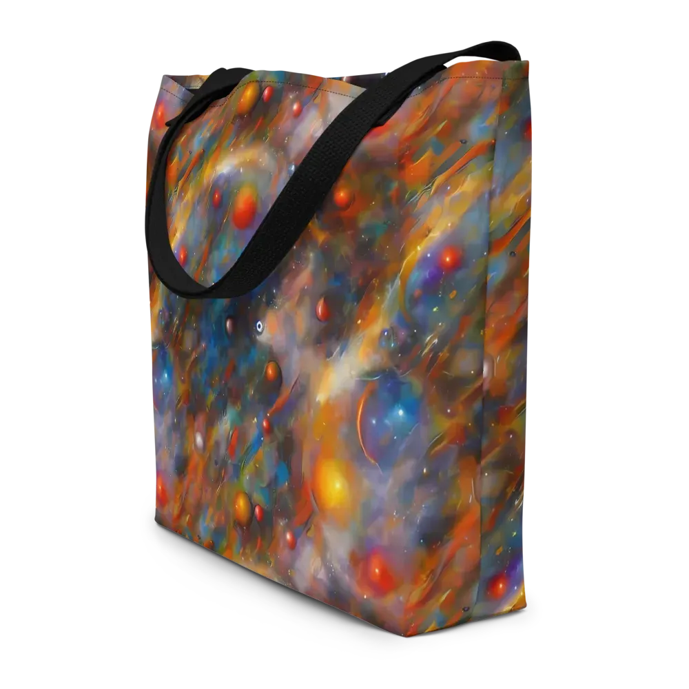 Kohn De Seve Canvas on Large Tote Bag W/ Pocket — Front