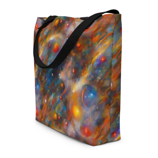 Kohn De Seve Canvas on a Large Tote Bag W/ Pocket
