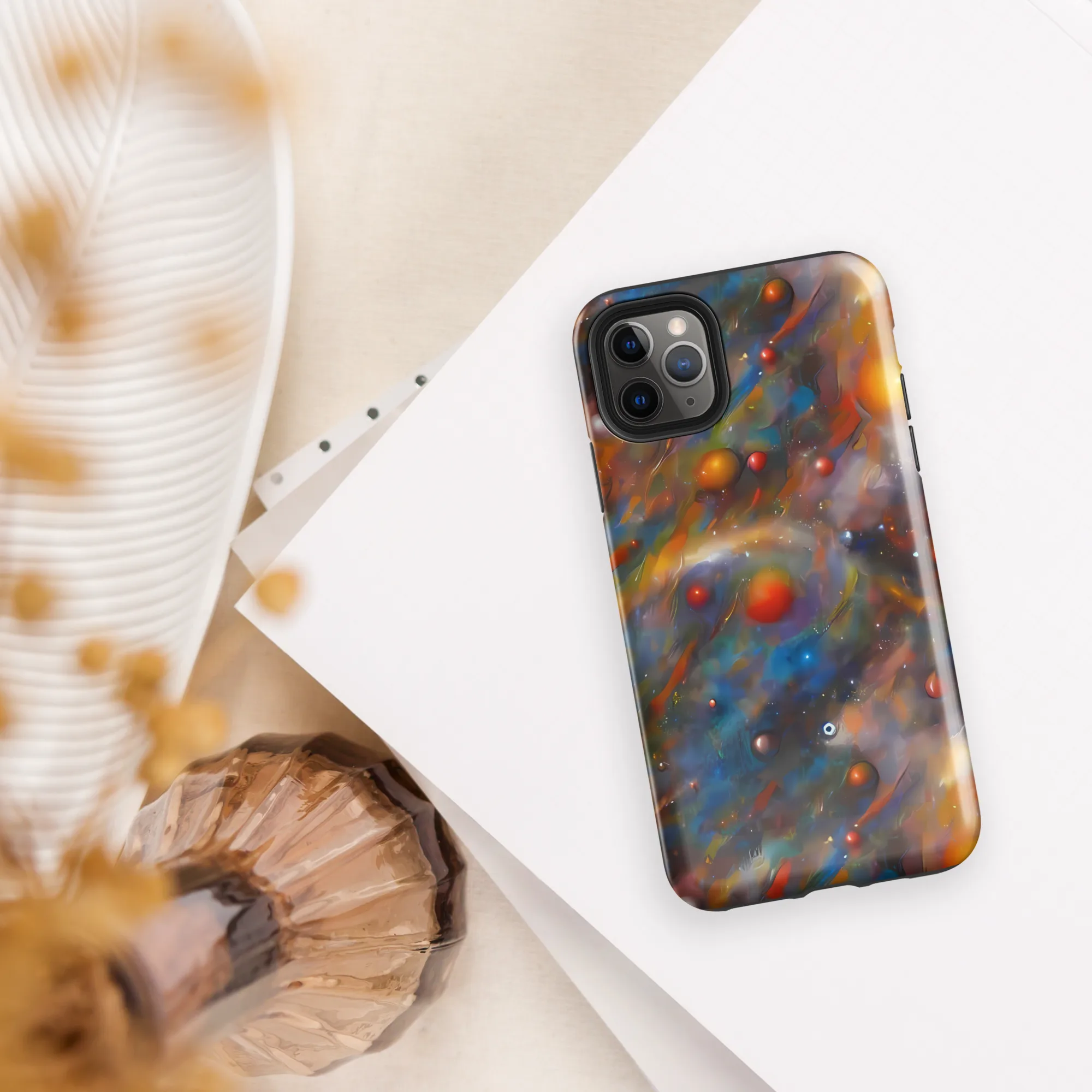 Kohn De Seve Canvas on Tough Case for iPhone® — Front