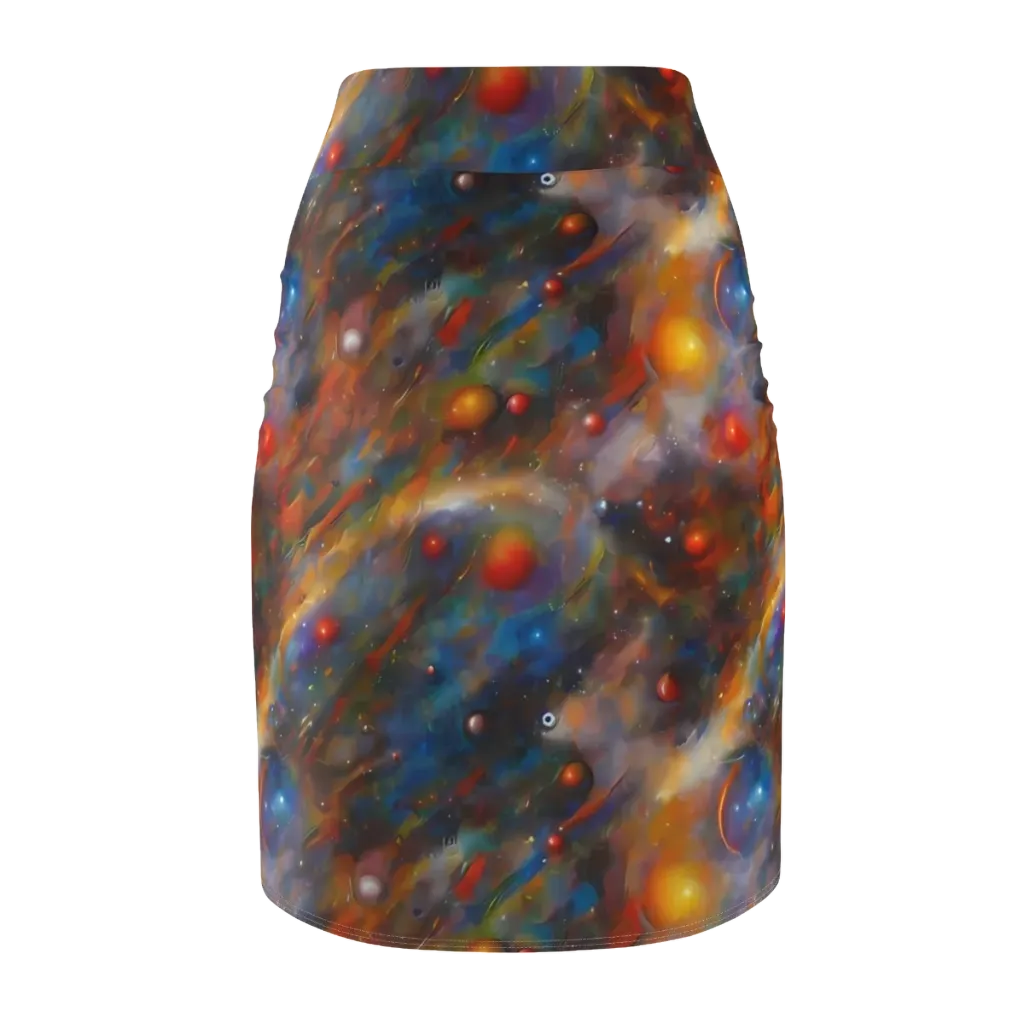 Kohn De Seve Canvas on Pencil Skirt — Back